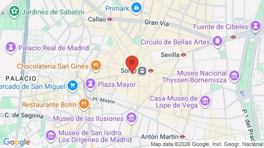 Apartments for rent in Madrid Centro - Photo from Google Street View