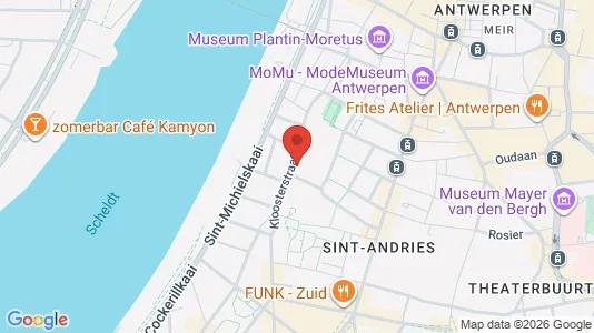 Apartments for rent i Stad Antwerp - kort over placeringen