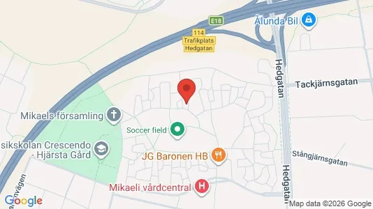 Apartments for rent i Örebro - kort over placeringen
