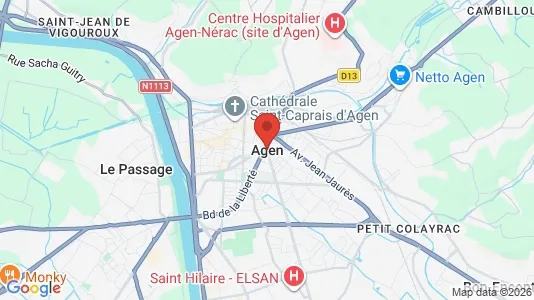Apartments for rent in Agen - Photo from Google Street View