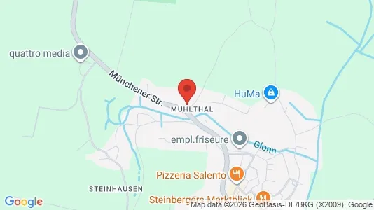 Apartments for rent i Ebersberg - kort over placeringen