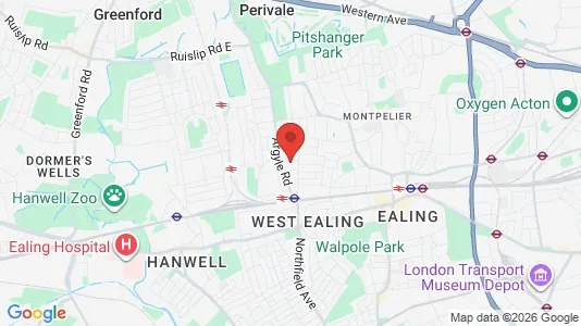 Apartments for rent in London W13 - Photo from Google Street View