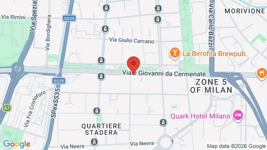 Apartments for rent i Milano Zona 5 - Vigentino, Chiaravalle, Gratosoglio - kort over placeringen