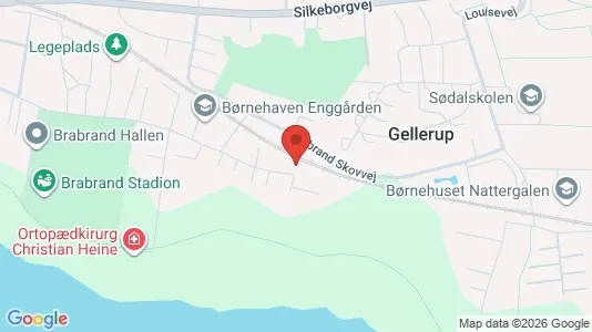 Apartments for rent i Brabrand - kort over placeringen