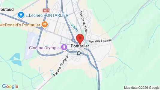 Apartments for rent in Pontarlier - Photo from Google Street View