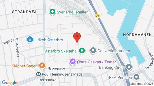 Apartments for rent i Østerbro - kort over placeringen