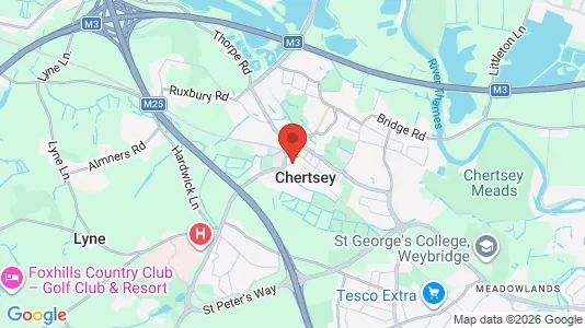 Apartments for rent in Chertsey - Surrey - Photo from Google Street View