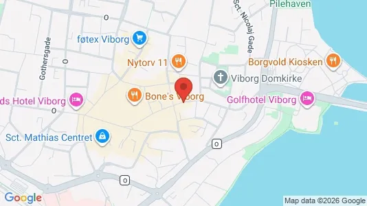Apartments for rent i Viborg - kort over placeringen