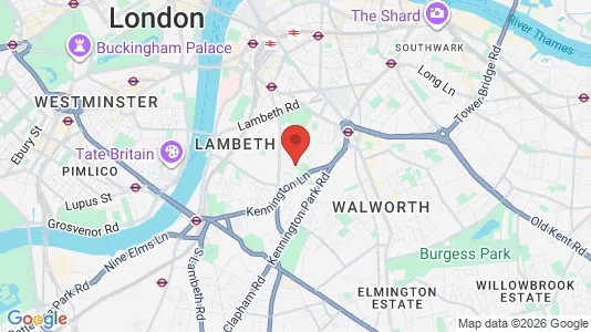 Rooms for rent in London SE11 - Photo from Google Street View
