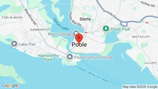 Apartments for rent i Poole - Dorset - kort over placeringen