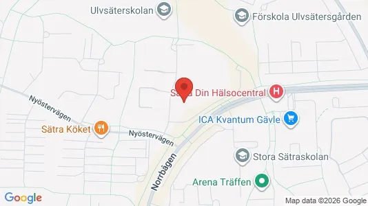 Apartments for rent i Gävle - kort over placeringen