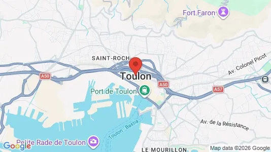 Apartments for rent in Toulon - Photo from Google Street View