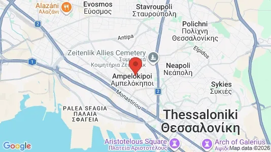 Apartments for rent in Ampelokipoi-Menemeni - Photo from Google Street View