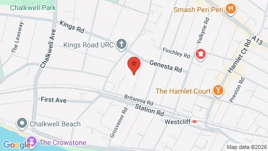 Apartments for rent i Westcliff-on-Sea - Essex - kort over placeringen