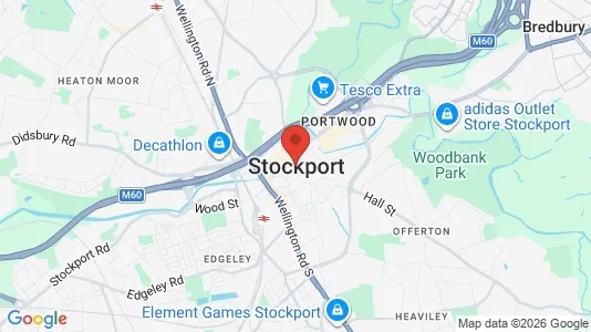 Apartments for rent i Stockport - Cheshire - kort over placeringen