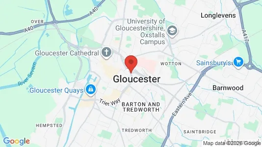 Apartments for rent in Gloucester - Gloucestershire - Photo from Google Street View
