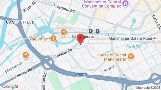Apartments for rent i Manchester - Lancashire - kort over placeringen