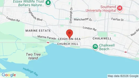 Apartments for rent in Leigh-on-Sea - Essex - Photo from Google Street View