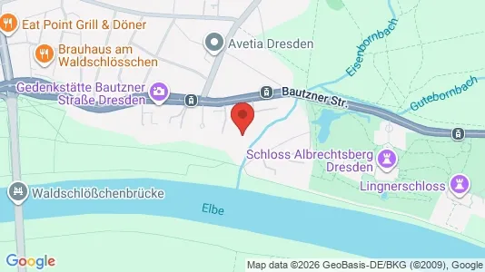 Apartments for rent i Dresden - kort over placeringen