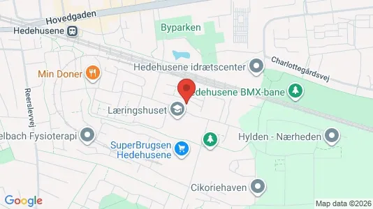 Apartments for rent i Hedehusene - kort over placeringen