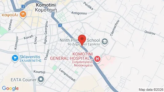 Apartments for rent in Komotini - Photo from Google Street View