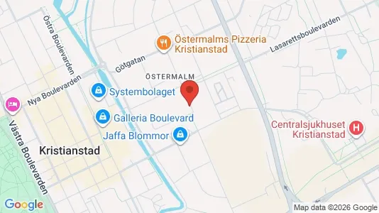 Apartments for rent i Kristianstad - kort over placeringen