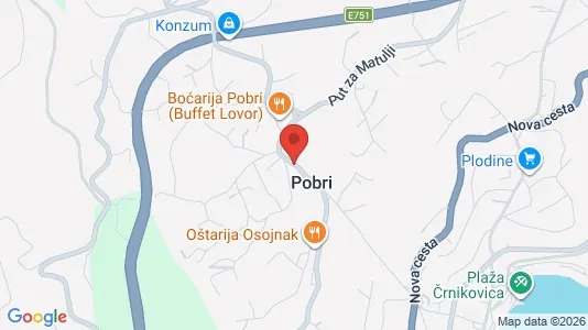 Apartments for rent i Opatija - kort over placeringen
