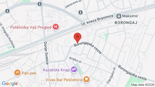 Apartments for rent i Sljeme (Medvednica-Tomislavac) - kort over placeringen