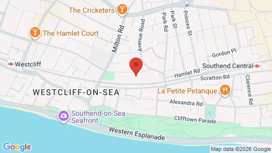 Apartments for rent i Westcliff-on-Sea - Essex - kort over placeringen