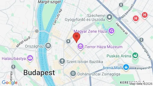 Apartments for rent in Budapest Terézváros - Photo from Google Street View