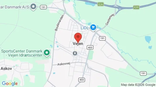 Apartments for rent in Vejen - Photo from Google Street View