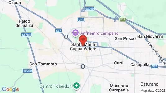 Apartments for rent i Santa Maria Capua Vetere - kort over placeringen