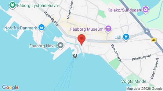 Apartments for rent i Faaborg - kort over placeringen