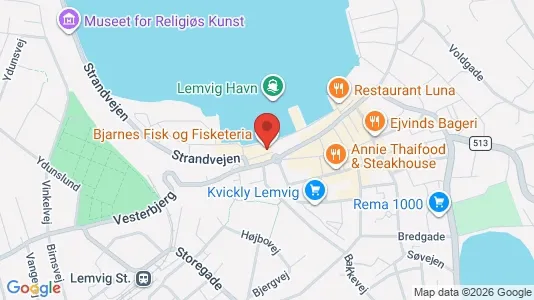 Apartments for rent i Lemvig - kort over placeringen