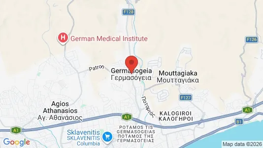 Apartments for rent in Germasogeia - Photo from Google Street View