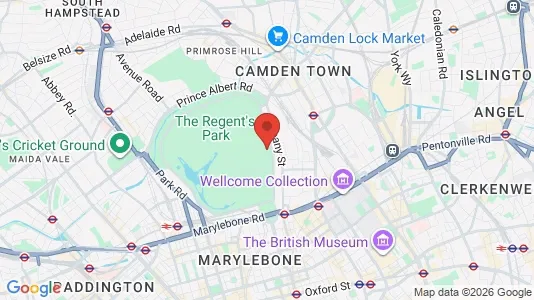 Apartments for rent i London NW1 - kort over placeringen