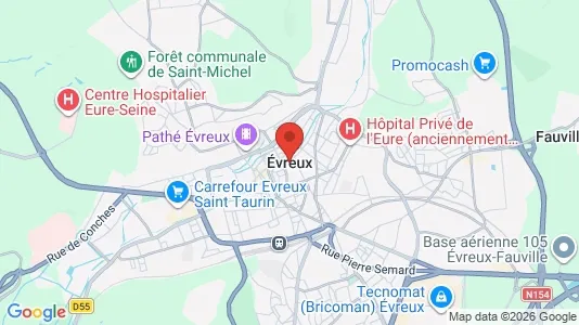 Apartments for rent in Évreux - Photo from Google Street View