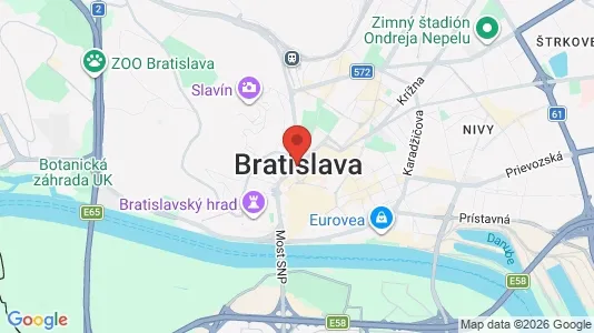Apartments for rent in Bratislava Staré Mesto - Photo from Google Street View