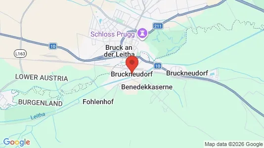 Rooms for rent i Bruckneudorf - kort over placeringen