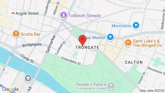 Apartments for rent i Glasgow - Lanarkshire - kort over placeringen