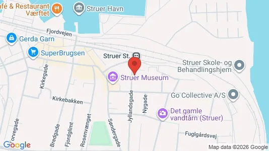 Apartments for rent i Struer - kort over placeringen