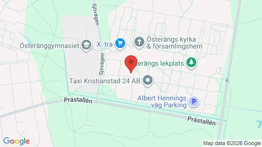 Apartments for rent i Kristianstad - kort over placeringen