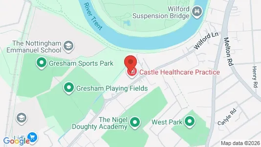 Apartments for rent i Nottingham - Nottinghamshire - kort over placeringen