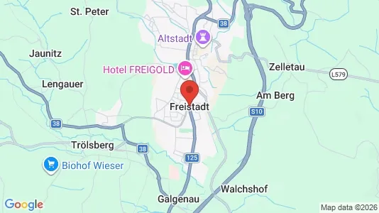 Apartments for rent i Freistadt - kort over placeringen