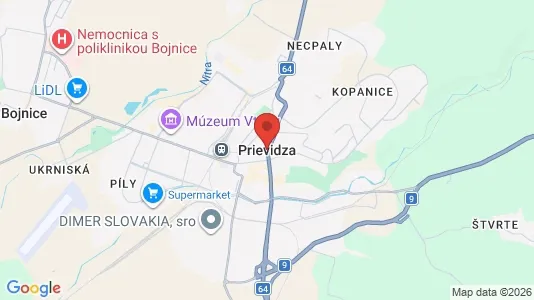 Apartments for rent in Prievidza - Photo from Google Street View