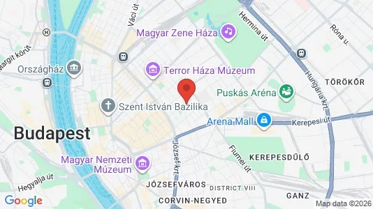Apartments for rent in Budapest Erzsébetváros - Photo from Google Street View