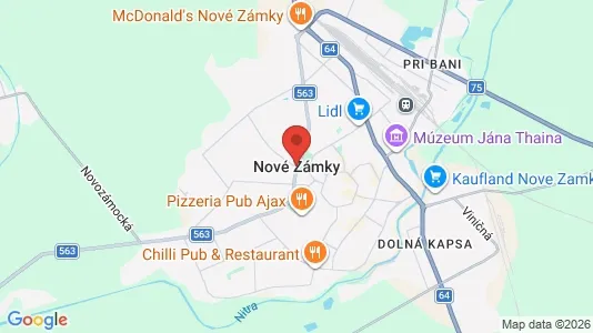 Apartments for rent in Nové Zámky - Photo from Google Street View