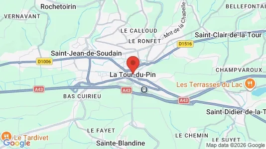 Apartments for rent in La Tour-du-Pin - Photo from Google Street View