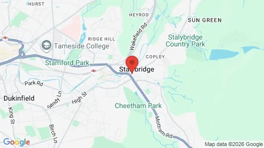 Apartments for rent i Stalybridge - Cheshire - kort over placeringen