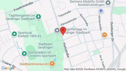 Apartments for rent i Krefeld - kort over placeringen